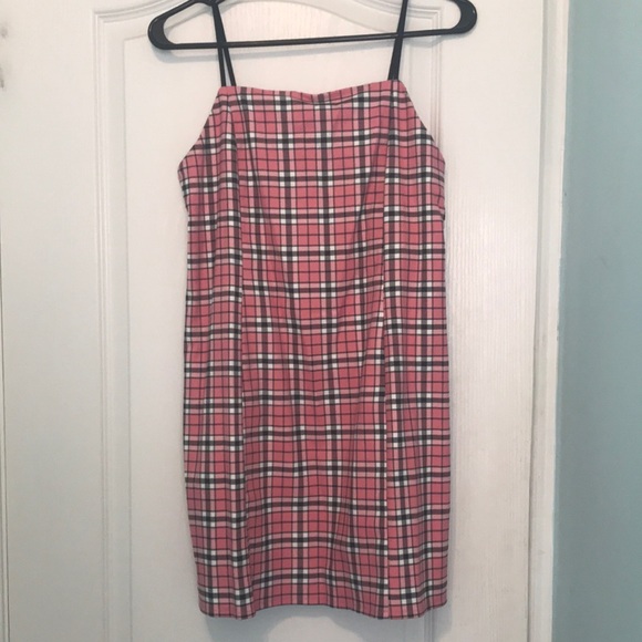 Pink Plaid summer dress - Picture 1 of 2